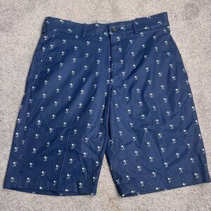 NEW Walter Hagen Men's Golf Shorts Perfect 11 Palm Clubs 10" Inseam